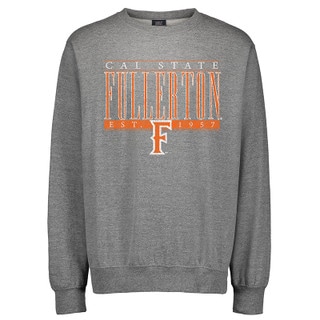 Cal State Fullerton Santa Fe Crewneck - Graphite